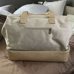 Beige Beis weekender bag